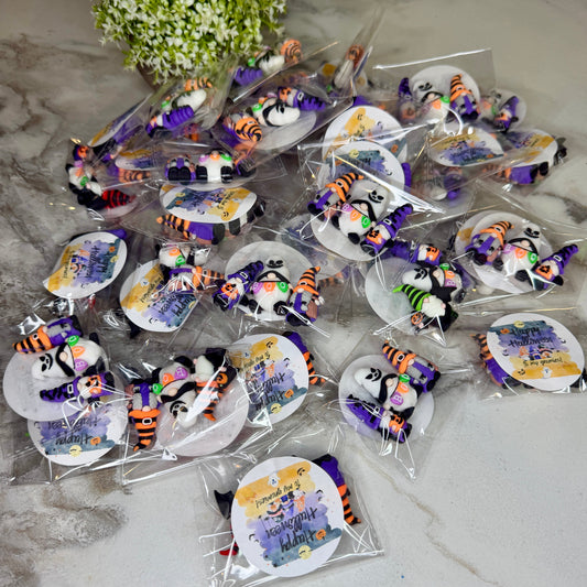 Gnome Figurines  - Halloween Assortment (3 pack) - Halloween Sticker