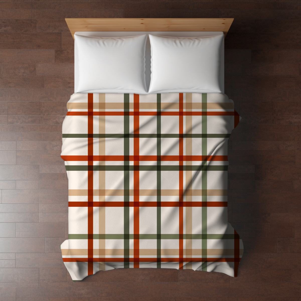 Blanket Christmas #34 - Cream Plaid - PREORDER
