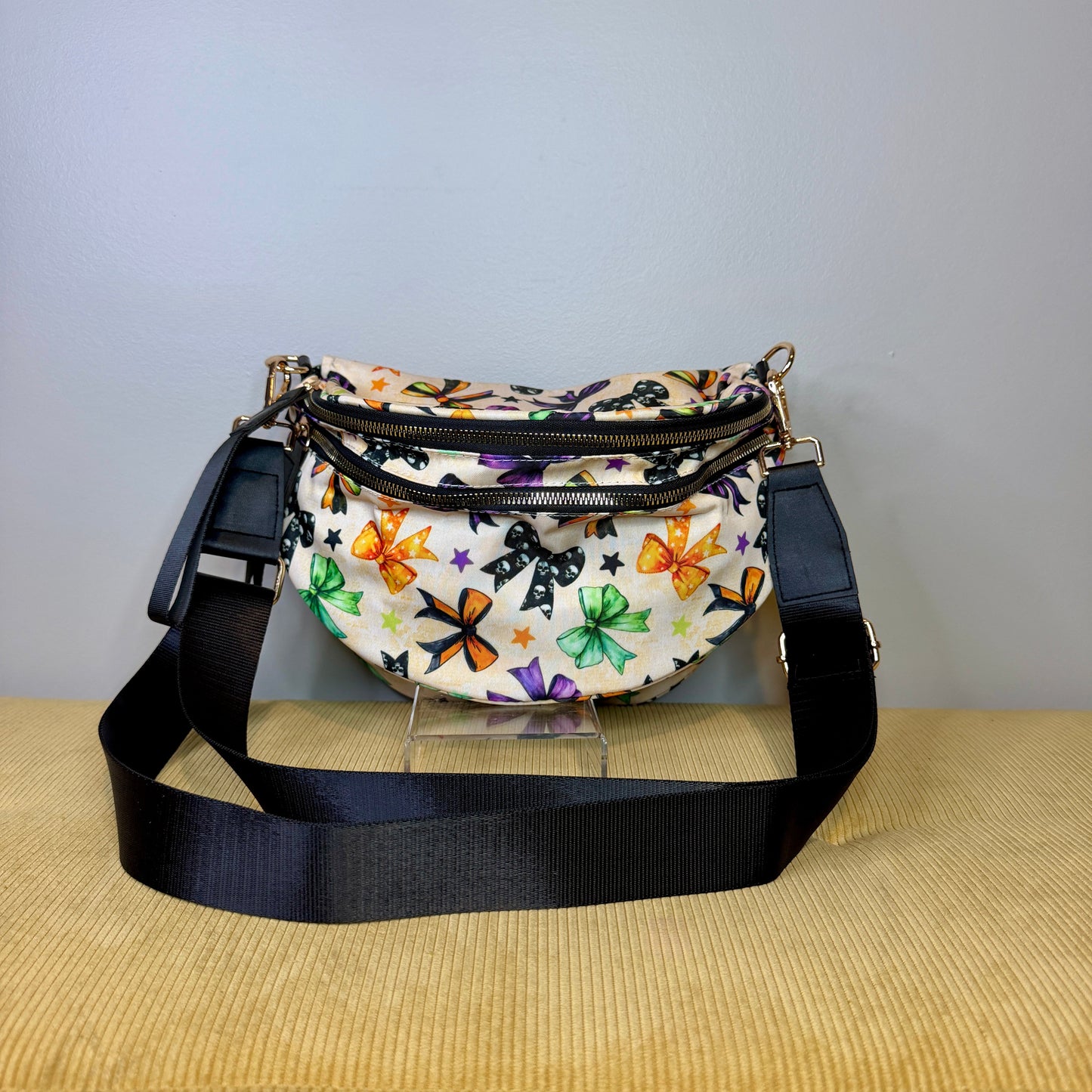 The Roni Nylon Crossbody - Halloween Fall Bows