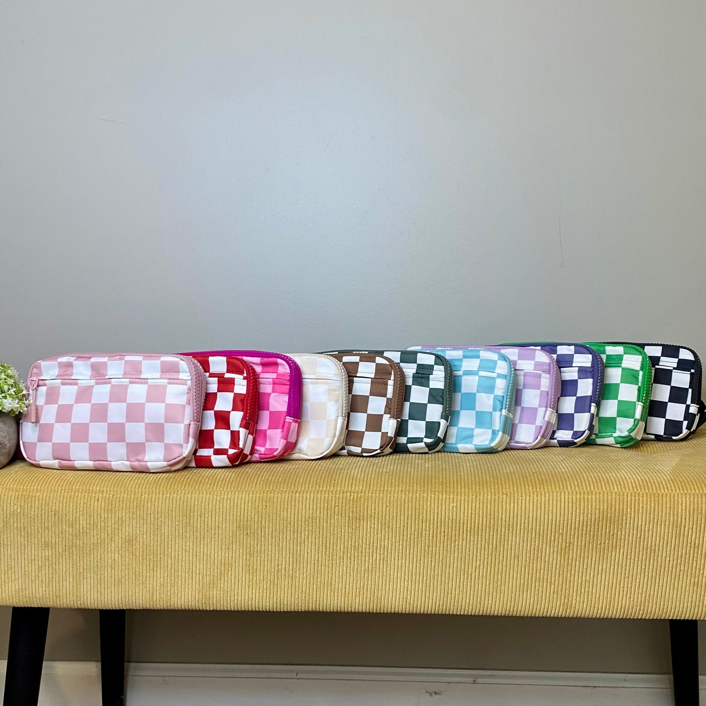 Remi - Nylon Crossbody Checkered - PREORDER