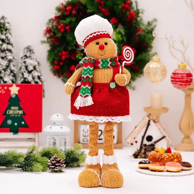 Telescopic Standing Christmas Decor - Gingerbread #2 - PREORDER 10/3-10/6