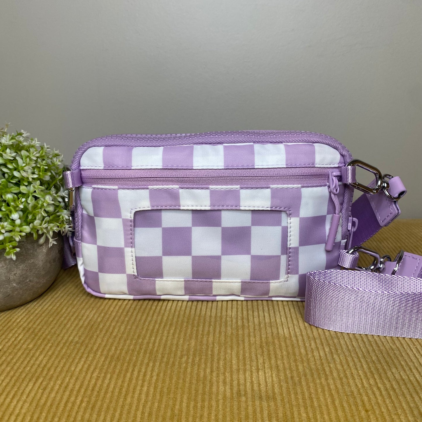 Remi - Nylon Crossbody Checkered - PREORDER