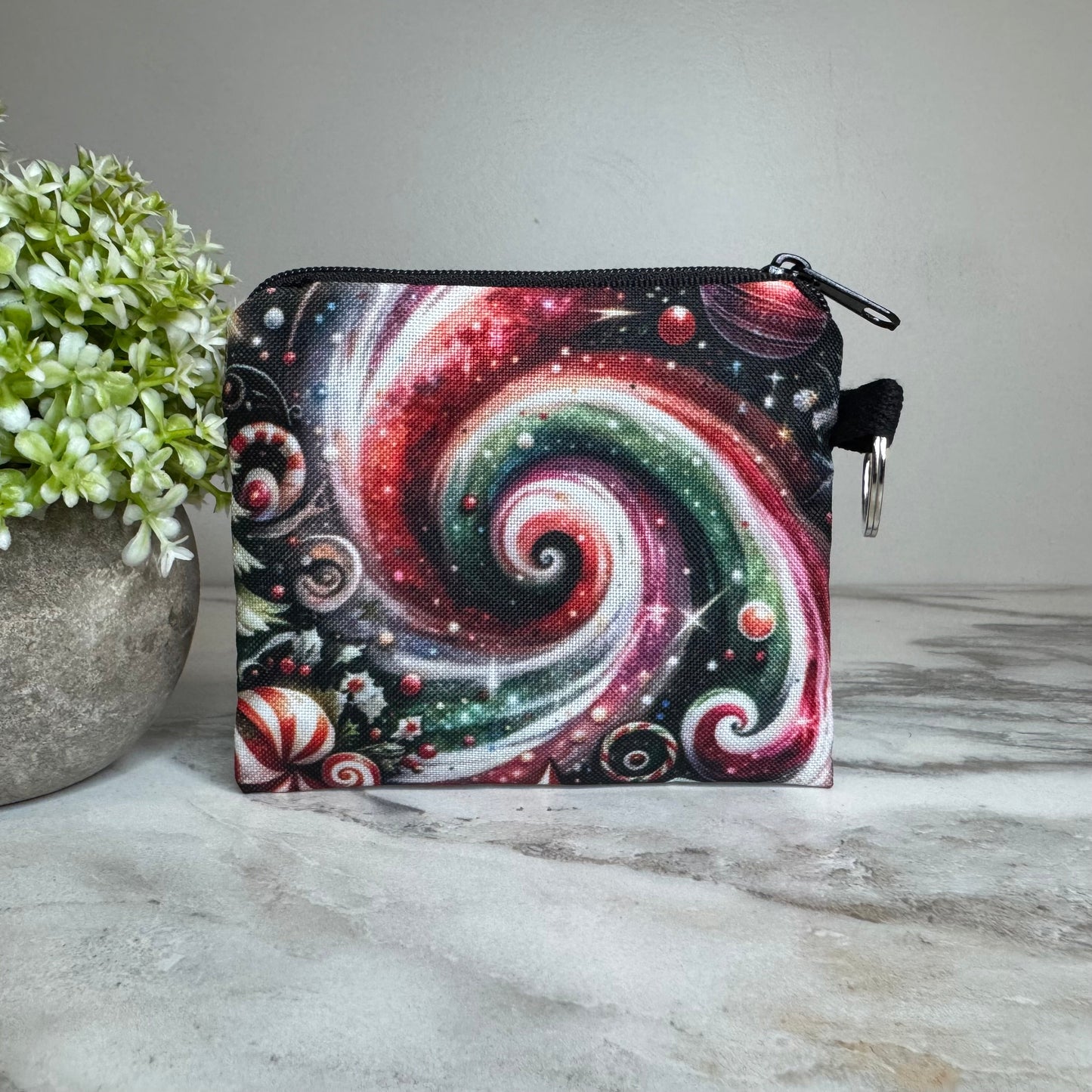 Mini Pouch - Christmas Holiday - Swirl