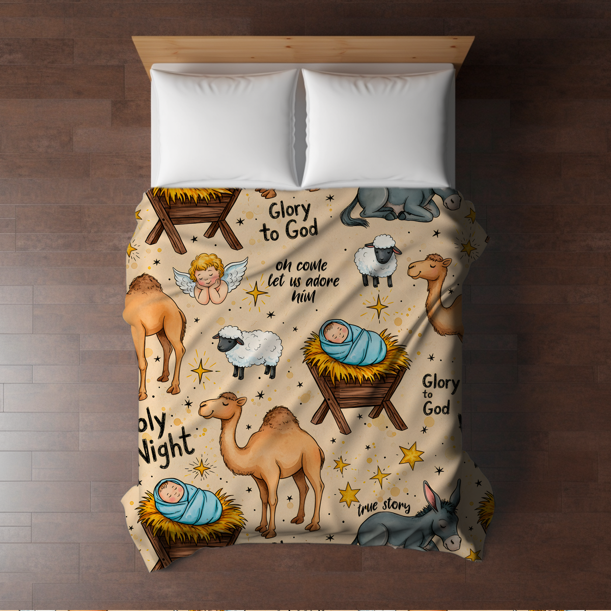 Blanket Christmas #31 - Religious Jesus In The Manger - PREORDER