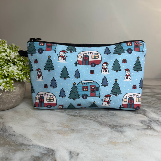 Pouch - Christmas Snowman Camper