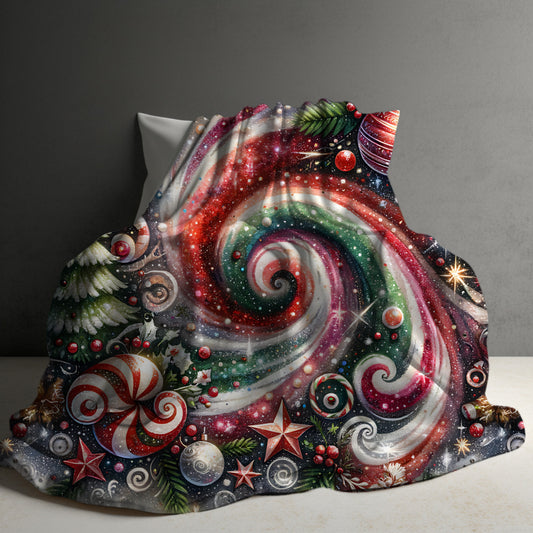 Blanket - Christmas - Swirl