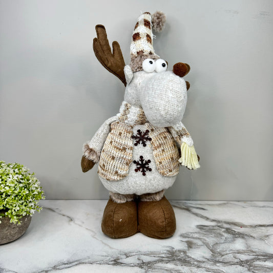 Telescopic Standing Christmas Decor - Tan & Grey - PREORDER 10/3-10/6