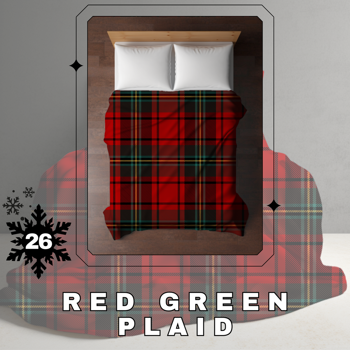 Blanket Christmas #26 - Red Green Plaid - PREORDER