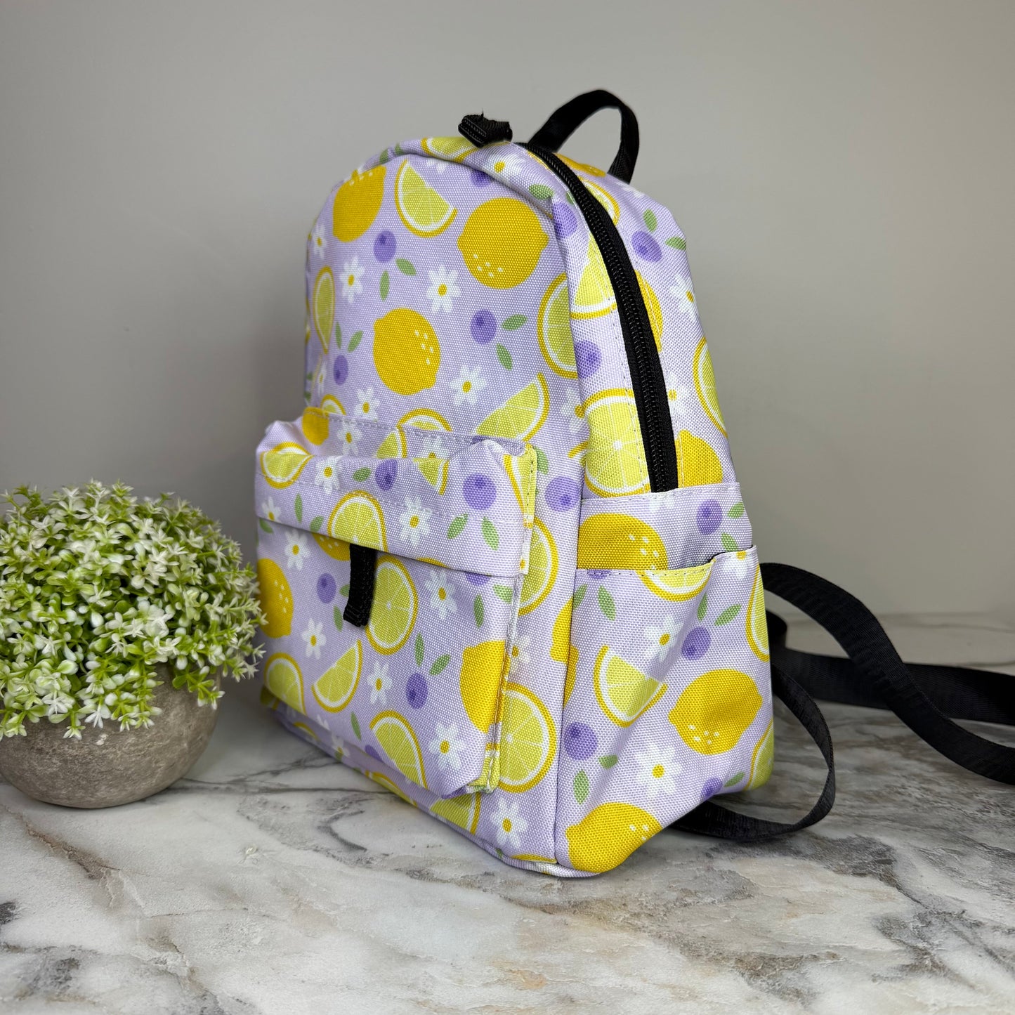Mini Backpack - Blueberry Lemon
