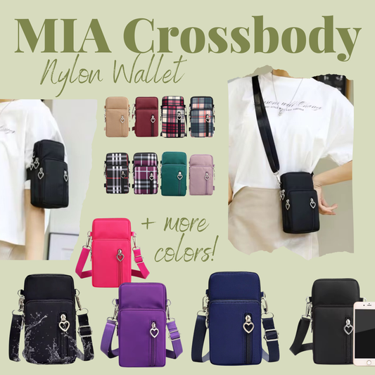 Mia Crossbody Nylon Wallet - PREORDER