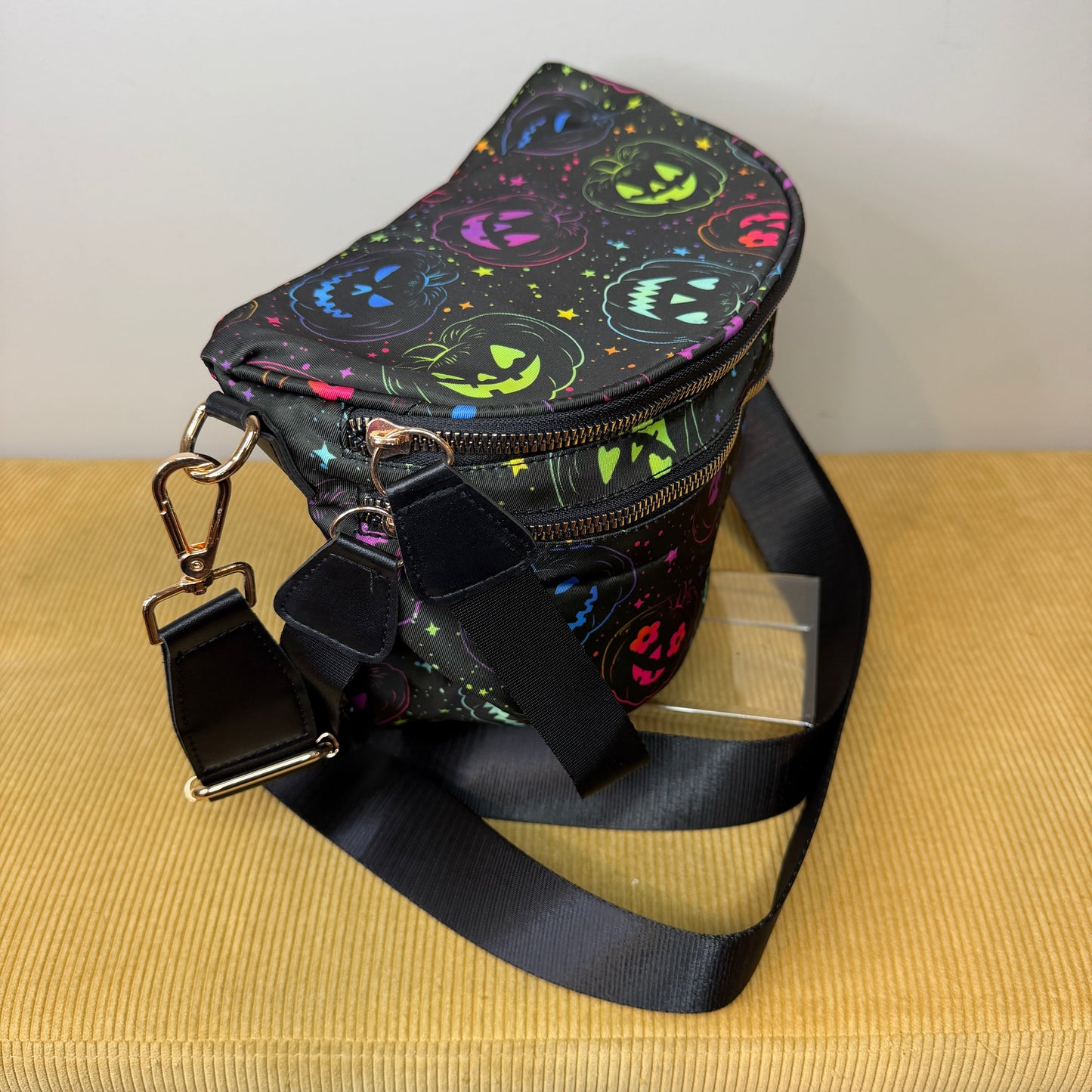 The Roni Nylon Crossbody - Halloween Fall Rainbow Pumpkin Faves