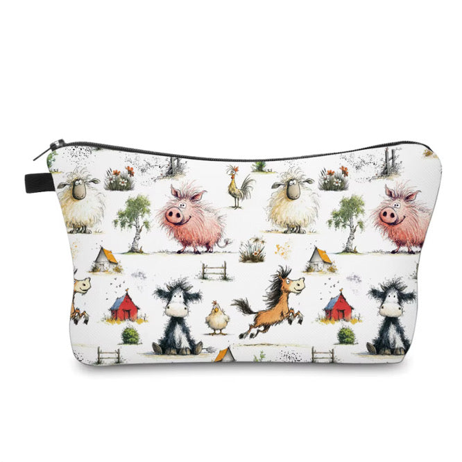 Pouch - Fuzzy Farm Animals
