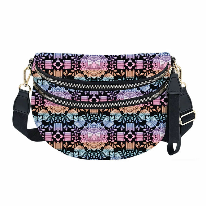 The Roni Nylon Crossbody - Book Mandala
