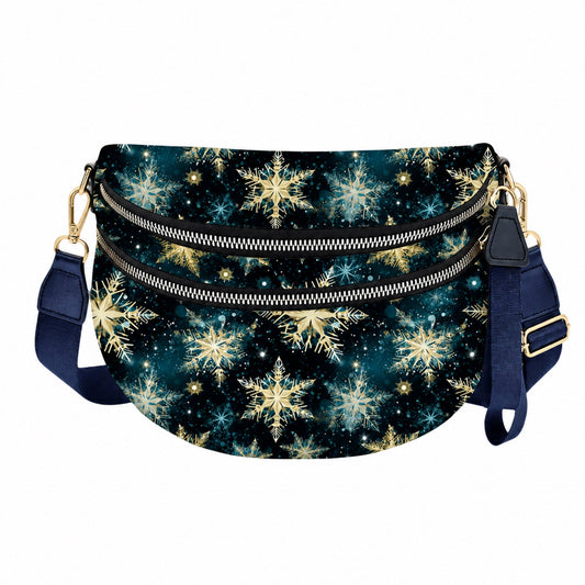 The Roni Nylon Crossbody - Christmas - Snowflake