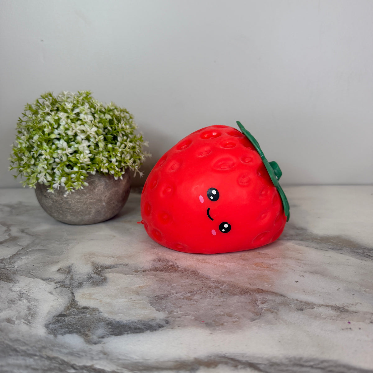 Squishy Toy - Jumbo Strawberry + Face