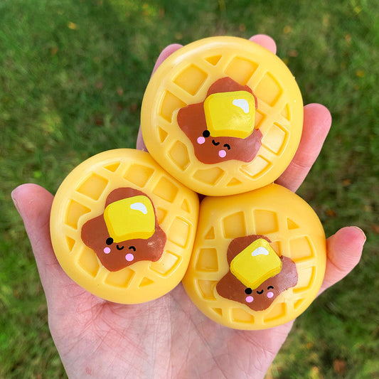 Sticky Bubble Blobbies Toy - Waffle