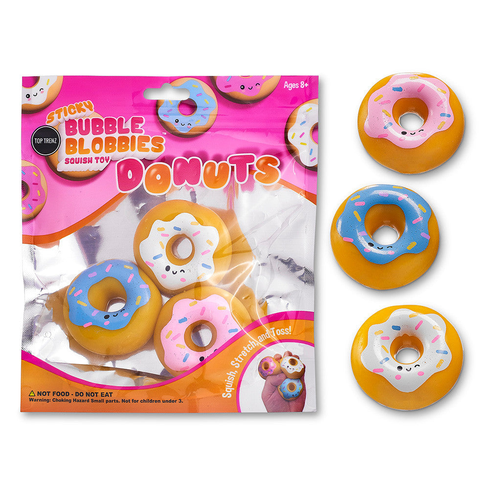 Sticky Bubble Blobbies Toy - Donut