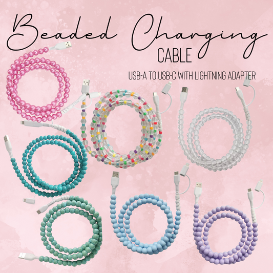 Charging Cord - Beaded #2 - PREORDER